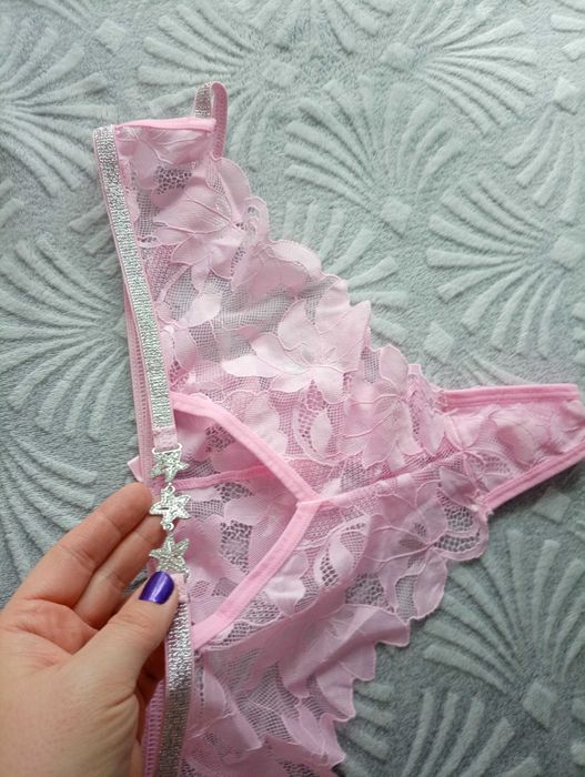 Seksi różowe stringi,XL