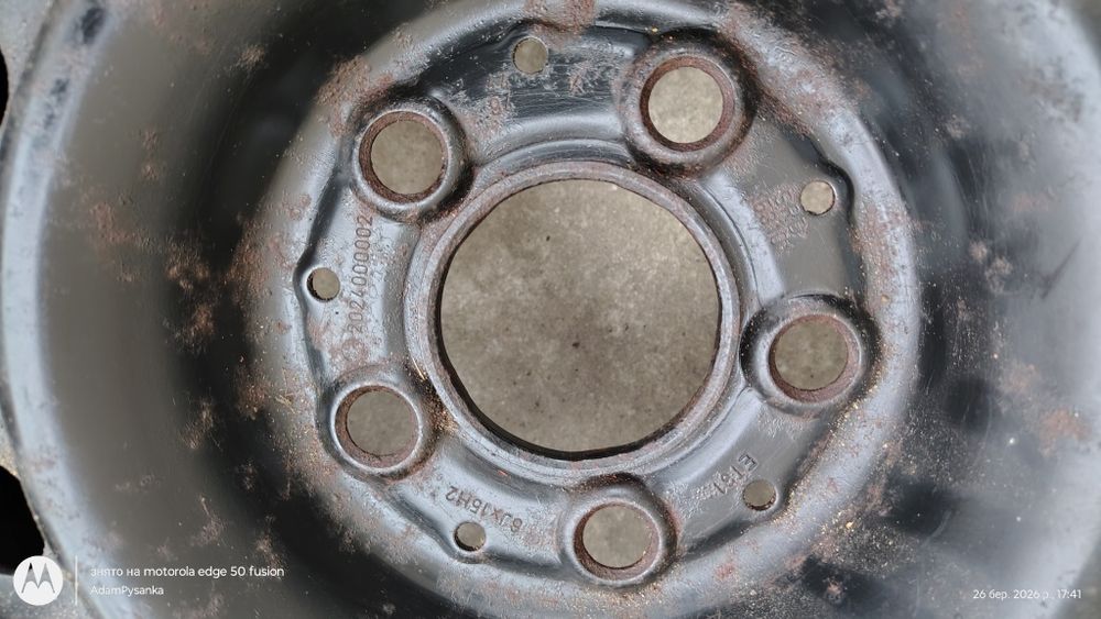 Диски  сталеві 5х112