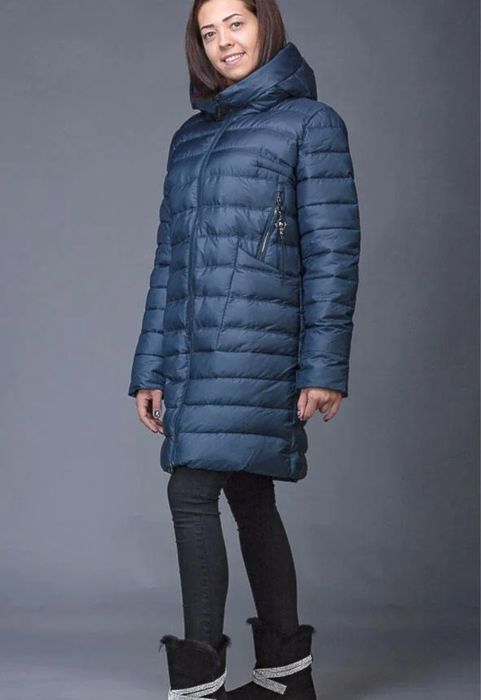 Тепла куртка нова зима 48 50 52 женский пуховик HaiLuozi