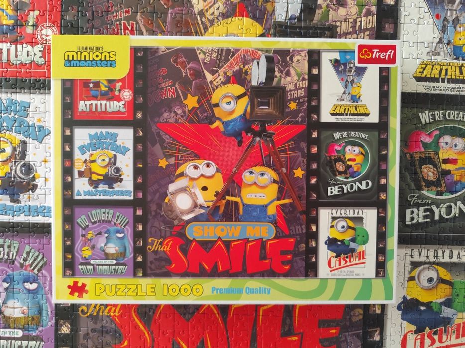Puzzle Trefl 1000 Minionki 3 Kadry filmowe