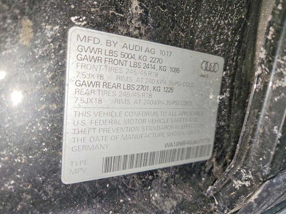 2018 Audi A4 Allroad PREMIUM PLUS