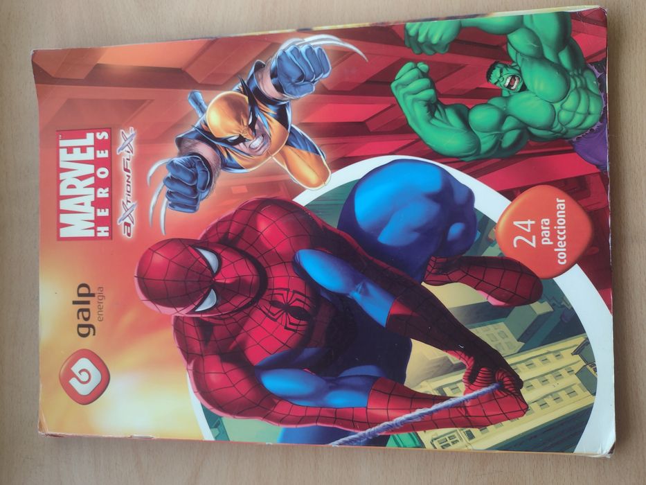 Cromos holográficos Marvel Heroes Axtion Flix