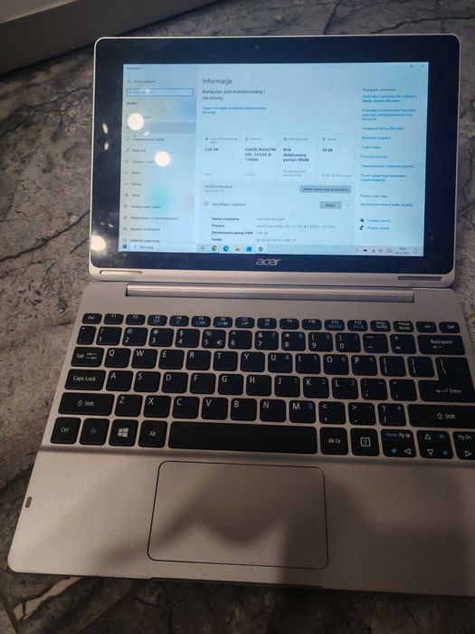 Acer aspire switch 10 2w1 laptop/tablet dotykowy