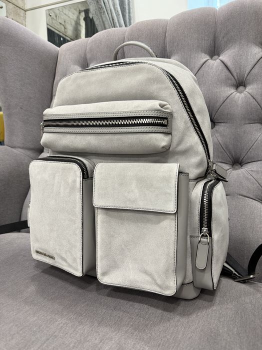 Шкіряний рюкзак Michael Kors Dakota  33F5BHDB7S QUARRY GREY CARGO оригінал новий сірий