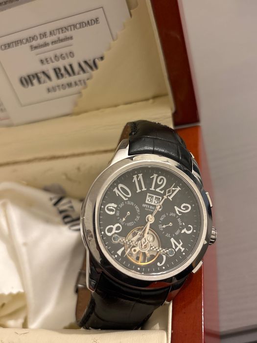 Relógio Automático Open Balance – Com Caixa e Certificado