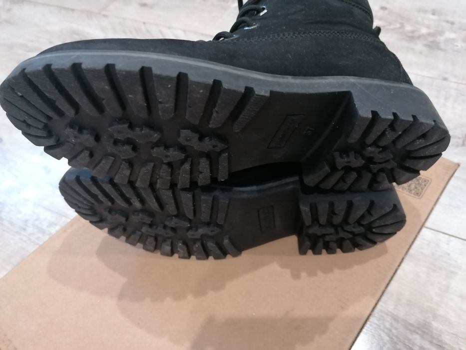 Kozaki dziewczęce czarne rozmiar 37