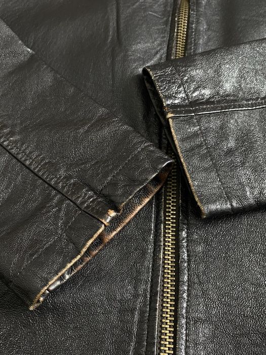 Męska Skórzana Kurtka z Prawdzwej Skóry Brazowa Rozmiar L