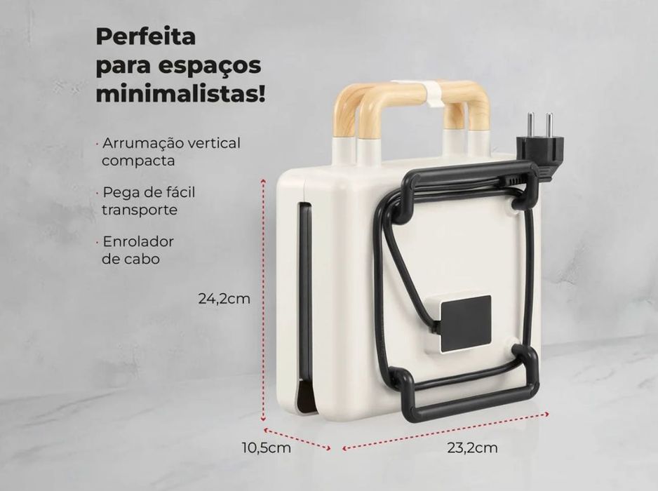 Vendo Sandwicheira FLAMA Branco Pérola, como nova