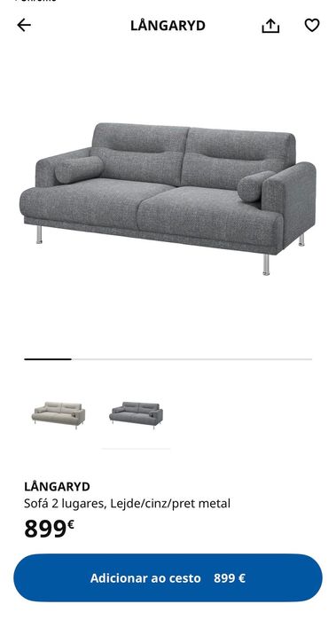 Sofá 2 lugares IKEA (semi-novo)