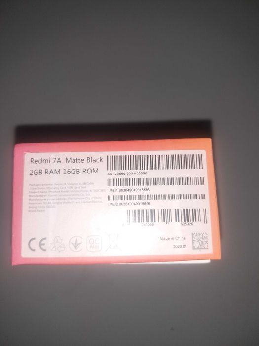 Смартфон Redmi 7A+чехол+2стекла