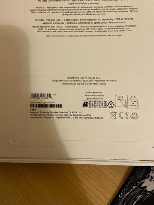 Sprzedam ipad 10.9 64 gb