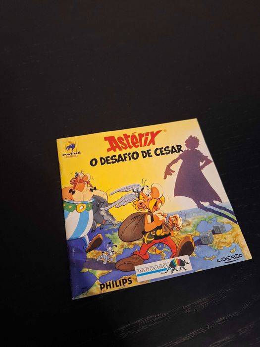Asterix O Desafio de César para PC em bom estado geral testado Disco e Manual Phillips CD-i