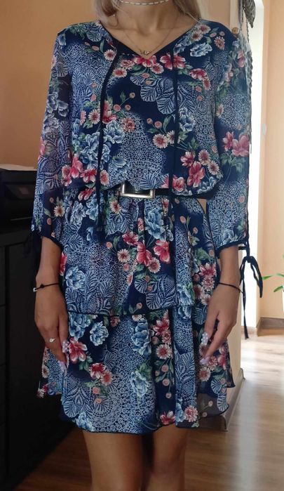 Zwiewna sukienka boho