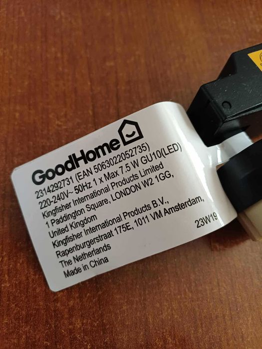 GoodHome zestaw 3 oczek sufitowych led białych