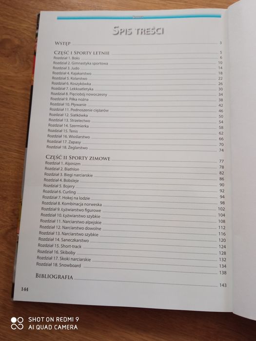 Książka Sport Dyscypliny letnie i zimowe