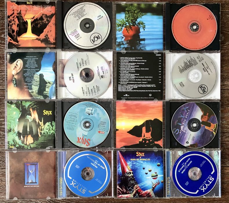CD диски. Sting. Styx. AC/DC. Cranberries. Stealers Wheel. Dennis De Young.