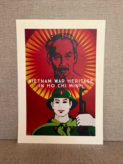 Poster Ho Chi Minh - Exclusivo! Ilustração Histórica