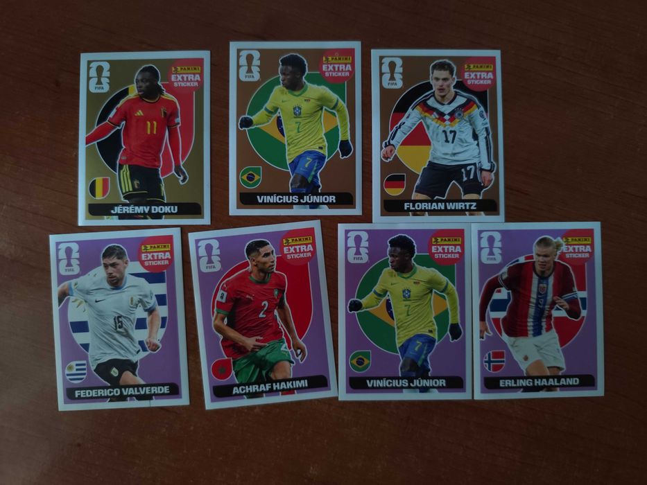 Cromos panini extra sticker - mundial de futebol 2026