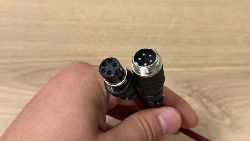 Кабель HyperX Coiled Cable USB-C — USB-A Red/Black 1,37 м, Ідеал стан