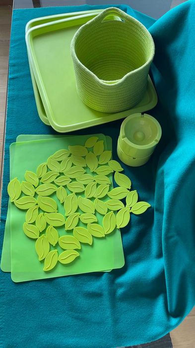 Decoração Verão diversos objetos verde