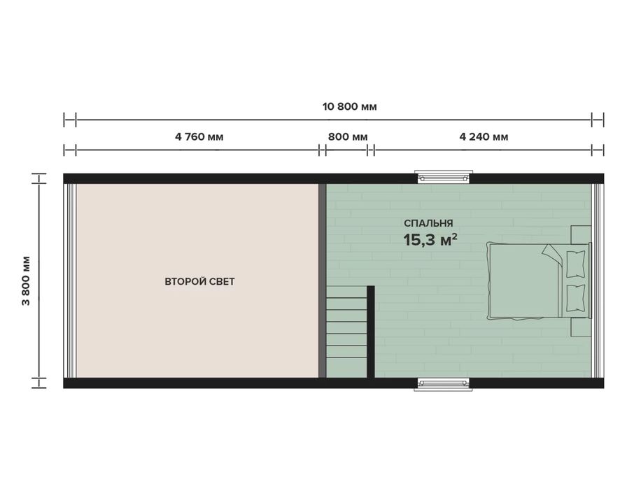 Победа-6 дом A-Frame 77 м2. Новострой.