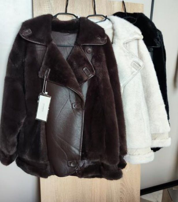 Шубка -дубленка.   Шуба комбінова Шубка авто леді  Різні кольори