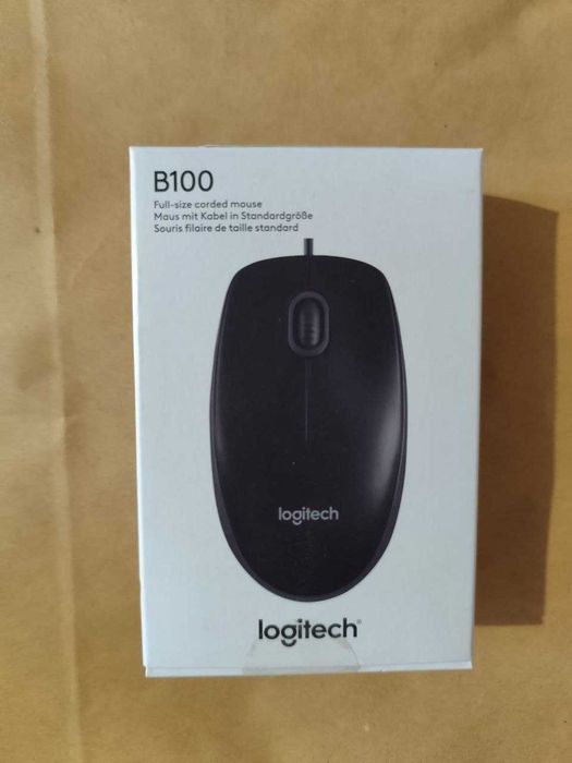 Комп'ютерна миша Logitech B100 дротова