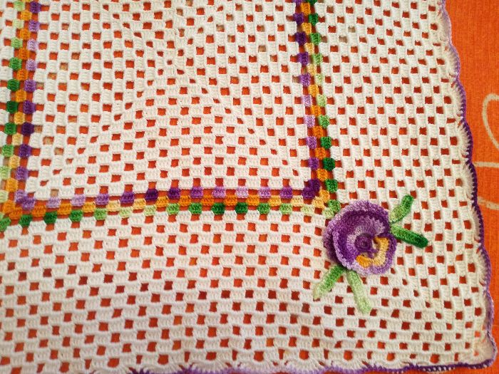 6 Naperons de Cozinha em crochet+2 Pegas+6 Argolas de Guardanapo
