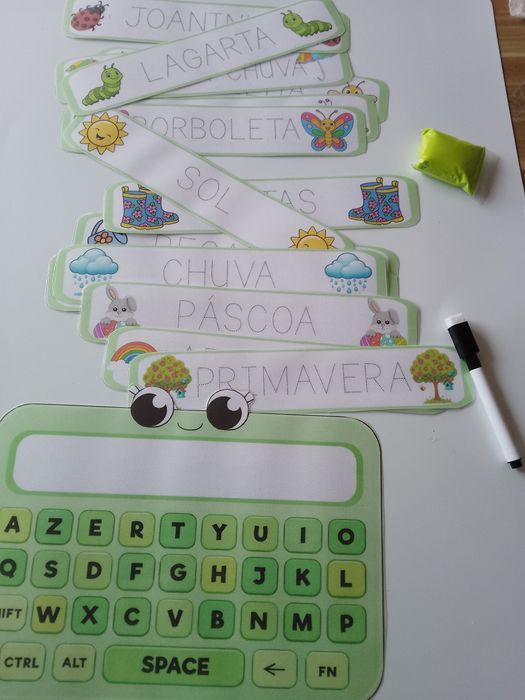 Jogo Montessori primavera