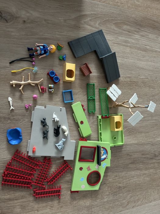 Klocki playmobil zestaw z kotkami