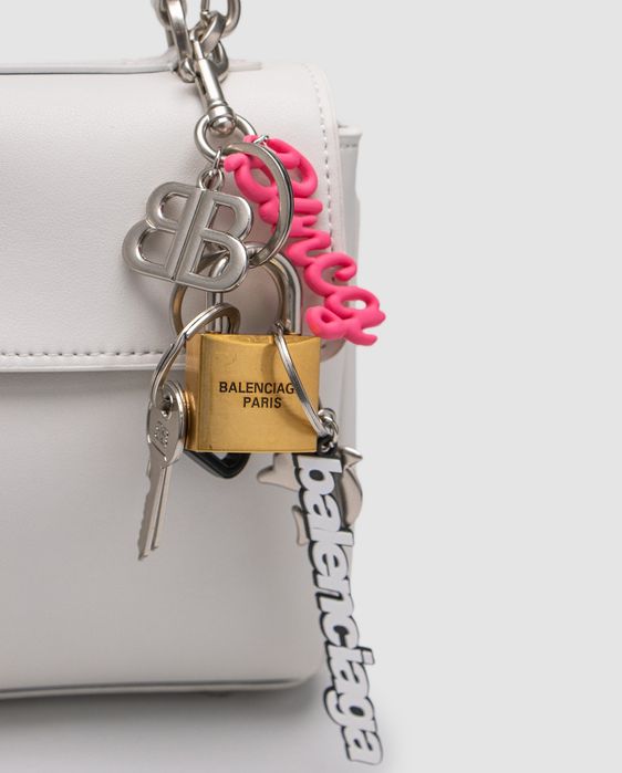 Сумка жіноча Balenciaga Rodeo Mini White/Silver 23"