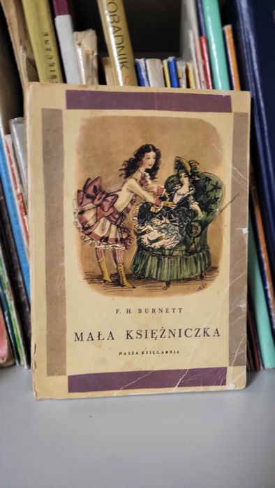 Mała księżniczka F. H. Burnet vintage retro