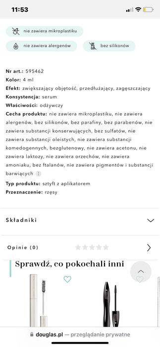 Serum do rzęs LANCOME Cils Booster - rewitalizujące serum.