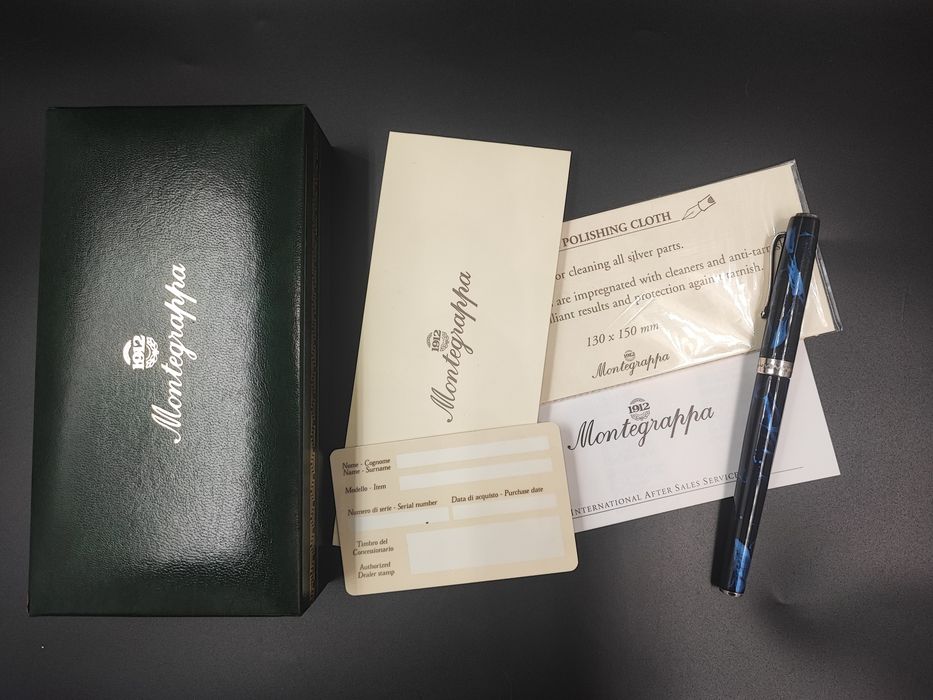 Кулькова ручка Montegrappa Z300-MB синя; повний комплект/ оригінал