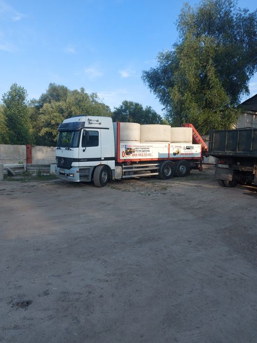 Українка обухів Каналізація бетонні кільця маніпулятор  піноблоки