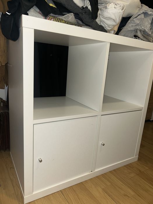 Estante c/portas, branco