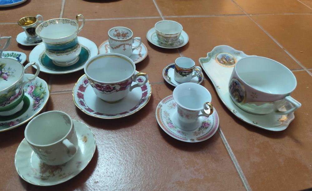 Conjuntos de Porcelana Limoges, Vista Alegre e mais