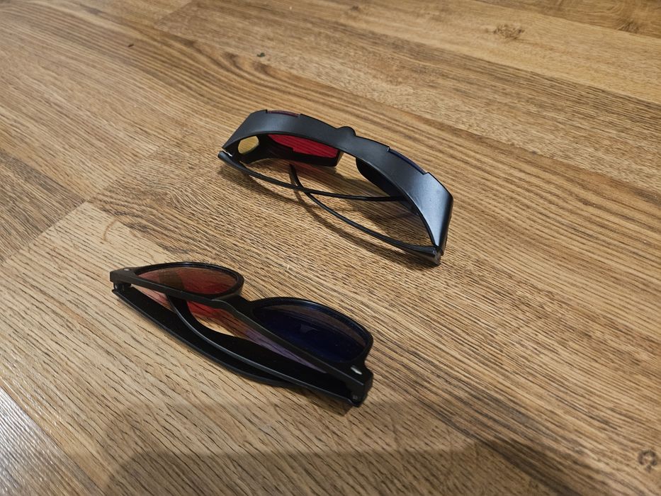 Okulary 3D typu anaglif R/B