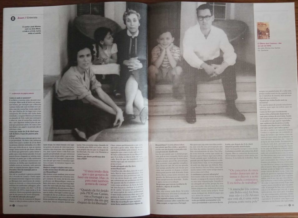 José Afonso	- - -		Jornal "I" 5 de Março de 2021	- - - - -	Jornal