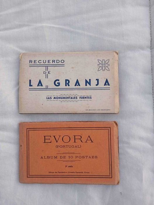 Cadernetas de postais antigos