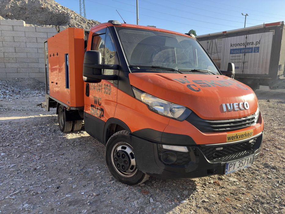 3x Iveco Daily 35C14 2019 rok - pojazd asenizacyjny