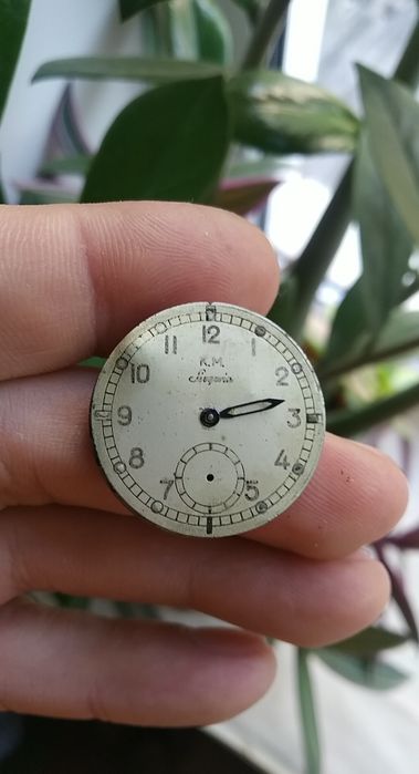 Механизм часов КМ Siegenin 595 3рейх периода ВОВ