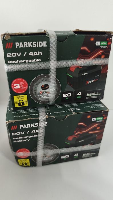 Zestaw dwóch Akumulatorów Parkside 20v 4ah