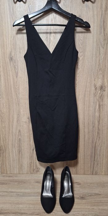 Elastyczna obcisła sukienka czerwona 34/36 (xs/s)