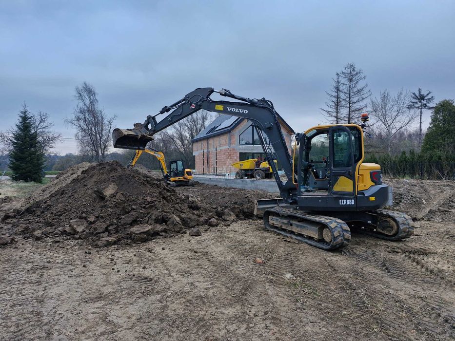 Usługi Koparko ładowarka koparka obrotowa transport, kruszywa