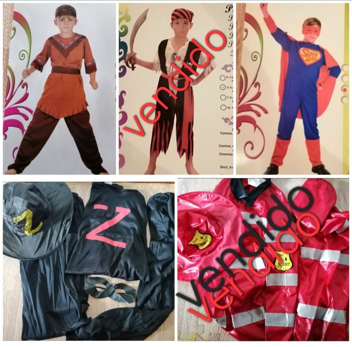 Fantasia/carnaval/Halloween bebé /criança/Novos/Ruca /palhaço...