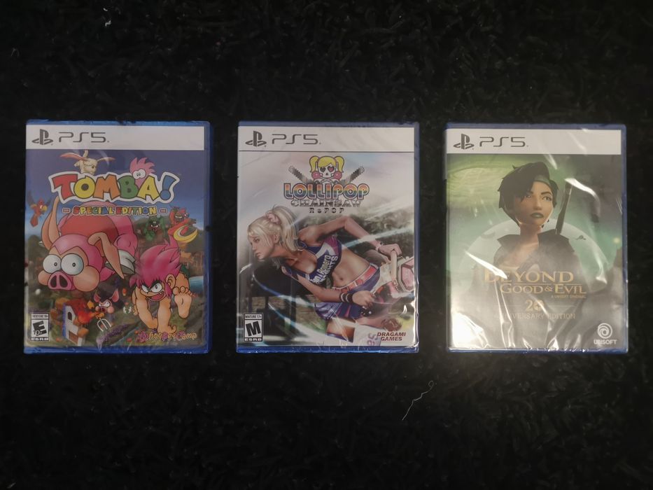 3 Jogos PS5 - Lollipop Chainsaw,  Tomba! , Beyond Good&Evil