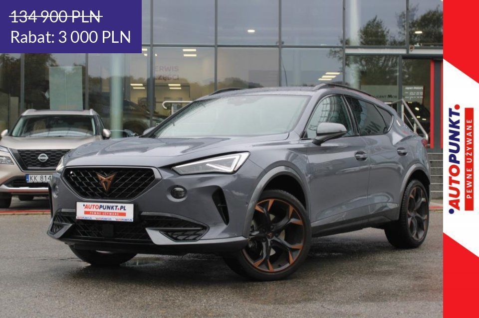 Cupra Formentor 1.5TSI DSG, 2024r. Salon PL* Podgrz. Fotele* Ambienty* Carplay* FV23%