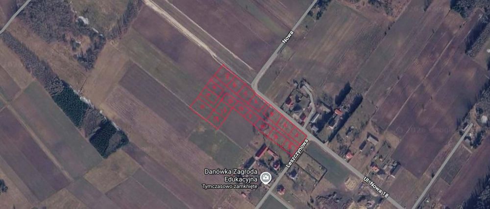 Atrakcyjne działki budowlane 10 arów Jeziorko blisko Łomży