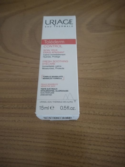 Uriage Toléderm Control Creme de Olhos NOVO